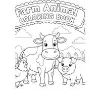Farm Animal Coloring Book