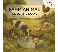 Farm Animal Coloring Book: Cute Farm Animals to Color - Cow, Sheep, Pig, Duck, and More!