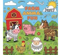 Farm Animal Fun Part 7: A Pattern-Filled Coloring Book ,Color, Learn, and Relax with Cows, Pigs, Horses, and More