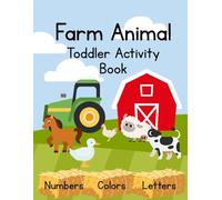 Farm Animal Toddler Activity Book