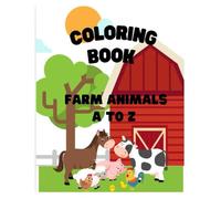 Farm Animals A-Z: Coloring Book