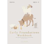 Farm Animals Activity Workbook for Pre-K Kids (Ages 4-5): Calm, Screen-Free Learning with Patterns, Counting, Mazes, Tracing & Early Logic
