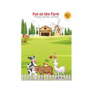 Farm Animals Activity Worksheets: Fun Worksheets with Coloring, Tracing, Matching, and Learning Activities for Kids Ages 3-6