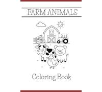 farm animals: coloring book