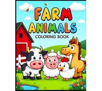 Farm Animals Coloring Book
