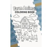 Farm Animals Coloring Book