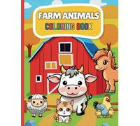 Farm Animals Coloring Book: 50+ Bold and Simple Coloring Pages of Adorable Farm Animals, Fresh Harvests, Cozy Farm Scenes, and Beyond |Perfect Gift ... | 102 Pages | 8.5 x 11” (21.59 x 27.94 cm)