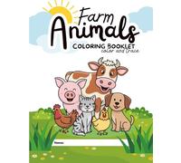 Farm Animals Coloring Book - Color & Trace: for Toddlers (Ages 2-6)