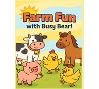 Farm Animals Coloring Book for Kids: 14 Cute Farm Pages to Color & Trace | Simple Black-Outline Artwork for Little Hands