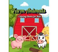 Farm Animals Coloring Book for Kids