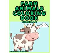 FARM ANIMALS COLORING BOOK: For Kids Ages 4-6 | 50 Fun and Easy Animal Coloring Pages