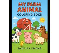 Farm Animals Coloring Booklet Color and Trace