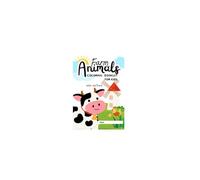 Farm Animals Coloring Booklet For Kids: Color and Trace