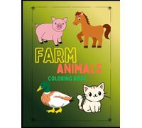 Farm Animals Coloring: Kids coloring book