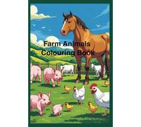 Farm animals colouring book