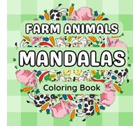 Farm Animals Mandalas Coloring Book