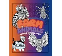 Farm Animals Positive Affirmations Coloring Book for Adults