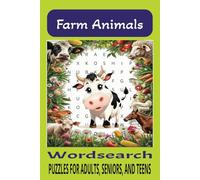 Farm Animals Word Search Puzzle Book: Word Searches with Easy to Read Print about Farm Animals, Livestock, Domestic Animals, and More | 6x9 inches, ... Holidays, Road Trips, and Free Times.