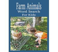 Farm Animals Word Search: “Relaxing Word Search with Cute Farm Animal Themes”| “Hours of Puzzle Fun with Chickens, Cows, and More!”