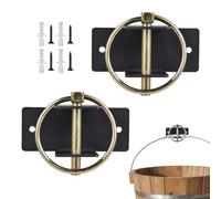 Farm Bucket Hanger, Stall Feed Hook System, Lock Pin Bracket with Strong Grip Feature, Heavy Duty Animal Feeding Support Tool for Barn Kennel Use, Secure Tractor Mounted Holder for Livestock Care