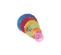 Farm Company - Collana Elastica Trasparente Colorata - 7,5 cm, Blu