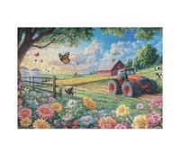 Farm Cottage Spring Field Puzzle 300 Pezzi Multicolore Creativo Ragazzi Gioco Educativo Intelligenza Idea Regalo Per Figlio 300 PCS