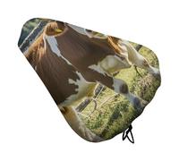 Farm Cow Pictures - Coprisedile per bicicletta con coulisse, impermeabile, protegge dal sole e dalla polvere, unisex, per mountain bike