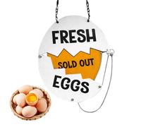 Farm Egg Board, Rustic Inventory Display, Weatherproof Wooden Marker with Sturdy Hanging Design, Outdoor Farm Decor Panel, Compact Poultry Sign with Country Style, Coop Sign for Shed Use
