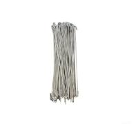 Farm Fence Repair Ties 25,4 cm alluminio 100 Pack Secure Mesh (20,3 cm) | lega di servizio, resistente ai raggi UV, tiene stretto sotto tensione, uso della fattoria del canile del giardino