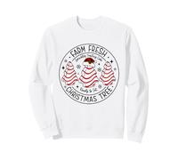 Farm Fresh Christmas Tree Cakes Cute Vintage Xmas Tree Farm Felpa