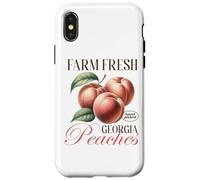 Farm Fresh Georgia Pesche raccolte a mano Custodia per iPhone X/XS