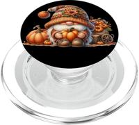 Farm Fresh Pumpkin Gnome For Women Kids Cute Pumpkin Fall PopSockets PopGrip per MagSafe
