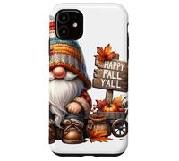 Farm Fresh Pumpkin Gnome For Women Men Kids Happy Fall Yall Custodia per iPhone 11