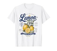 Farm Fresh Vintage Farmer's Market Logo Semplice Scorza di Limone Maglietta