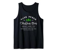 Farm Fresh Xmas Tree, Pine Retro Vintage Graphic Christmas Canotta