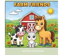 Farm Friends: A-Z Farm themed coloring book