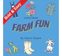 Farm Fun: Country-Themed Bold & Easy Colouring Book: 50+ Single-Sided Pages for Adults and Kids | Farm Animals, Harvesters, Tractors & More