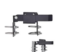 Farm Gate Latch, Chain Link Fence Gate Latch, Strong Arm Double Gate Latch, Heavy Duty Lockable Strong Closing Connection For Large Residential Farm Outdoor Cattle Livestock