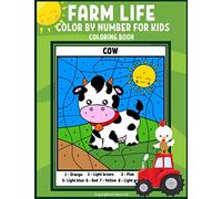 Farm Life Color By Number For Kids Coloring Book