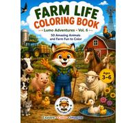 Farm Life Coloring Book: 50 Amazing Animals and Farm Fun to Color