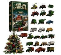 Farm Life Vehicles - 24-Day 2D Acrylic Decor Set