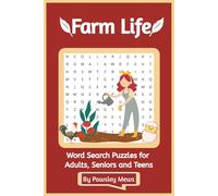 Farm Life Word Search Puzzle Book: 111 Pages of Country Fun with 50+ Puzzles | Easy-to-Read Print | Ideal Gift for Farm Lovers, Animal Enthusiasts & ... Holidays, and Free Times | 6x9 Inches