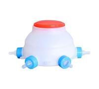 Farm Milk Feeder - Animal Nipple Bottles, 2.5L Reusable Feeding Equipment, 6 Pacifier Nursing Set | Calf Goat Puppy Feeding Bucket, Convenient Portable Bowl, Durable Livestock Care Accessory, Easy