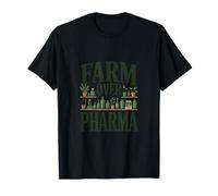 Farm Over Pharma Piante Erbe Rimedi Maglietta
