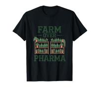 Farm Over Pharma Piante Erbe Rimedi Maglietta