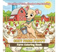 Farm Puppy Coloring Book: Cute Farm Adventures with Heremi