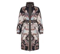 FARM Rio - Cappotto Lungo Stampato con Cintura - - Coats - Donna - Multicolore - M
