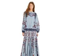 FARM Rio - Maxi Skirt Marcelle - - Skirts - Donna - Blu - S