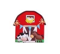 Farm Series Cake Top Lovely Lamb Ponies Pollo Anatra Opzionale Per Bambini Torta di Compleanno Decorazione Del Partito Dei Bambini