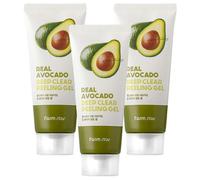 Farm Stay Real Avocado Deep Clear Peeling Gel Esfoliante 100 ml 3 pezzi